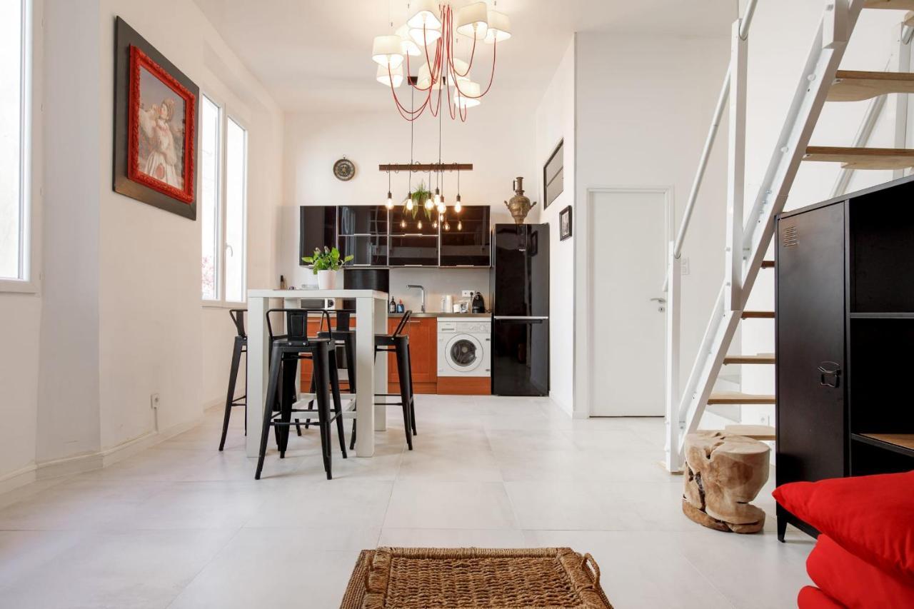 Superb Air-Conditioned Loft In The Heart Of Viel Antibes Lägenhet Exteriör bild